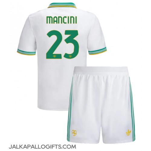 AS Roma Gianluca Mancini #23 Kolmas Peliasu Lasten 2025-26 Lyhythihainen (+ Lyhyet housut)